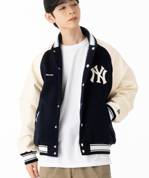 ニューエラ スタジャン ヴァーシティジャケット MLB（スタジャン
