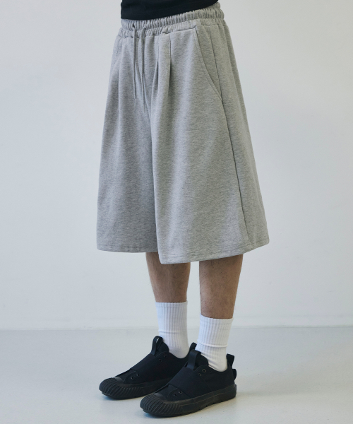 SIGNATURE（シグネチャ）の「ツータックレギュラーバミューダトレーニングパンツ[グレー]（その他パンツ・レディース・その他・LARGE/MEDIUM）」の7枚目の写真