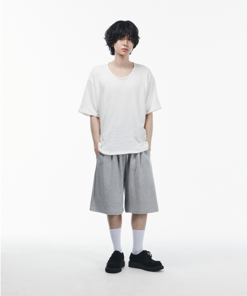 SIGNATURE（シグネチャ）の「ツータックレギュラーバミューダトレーニングパンツ[グレー]（その他パンツ・レディース・その他・LARGE/MEDIUM）」の8枚目の写真