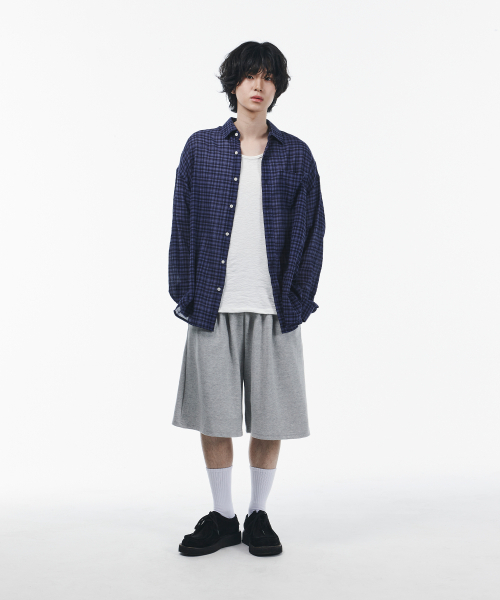 SIGNATURE（シグネチャ）の「ツータックレギュラーバミューダトレーニングパンツ[グレー]（その他パンツ・レディース・その他・LARGE/MEDIUM）」の9枚目の写真