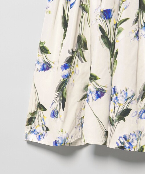 EMMEL REFINES（エメルリファインズ）の「＜EMMEL REFINES＞EM フラワープリント シャーリング スカート（スカート・レディース・オフホワイト/ブラック・M/S）」の11枚目の写真