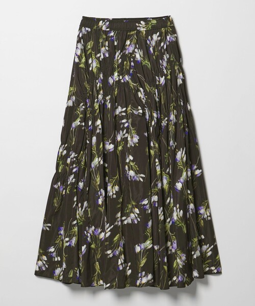 EMMEL REFINES（エメルリファインズ）の「＜EMMEL REFINES＞EM フラワープリント シャーリング スカート（スカート・レディース・オフホワイト/ブラック・M/S）」の13枚目の写真