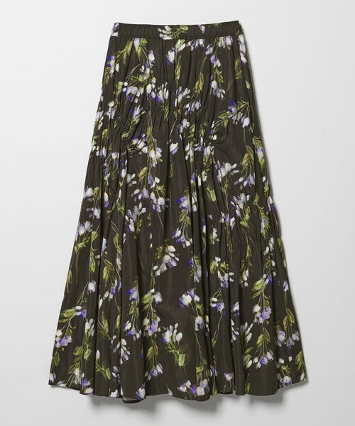 EMMEL REFINES（エメルリファインズ）の「＜EMMEL REFINES＞EM フラワープリント シャーリング スカート（スカート・レディース・オフホワイト/ブラック・M/S）」の14枚目の写真