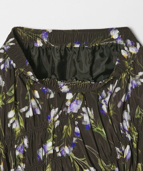 EMMEL REFINES（エメルリファインズ）の「＜EMMEL REFINES＞EM フラワープリント シャーリング スカート（スカート・レディース・オフホワイト/ブラック・M/S）」の15枚目の写真