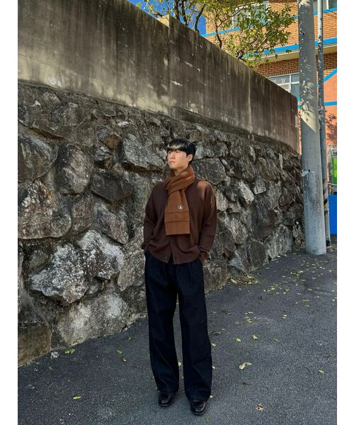 GAKKAI UNIONS(ガッカイユニオンズ)の「ツーピンタックベーシックワイドデニムパンツブラック(デニムパンツ・レディース・その他・LARGE/SMALL/MEDIUM)」の16枚目の写真