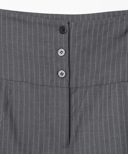 MILLO WOMEN（ミロウーマン）の「折りたたみワイドトラウザー[チャコールグレー]（スラックス・レディース・その他・SMALL/MEDIUM）」の4枚目の写真