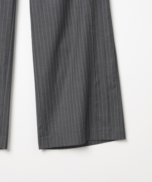 MILLO WOMEN（ミロウーマン）の「折りたたみワイドトラウザー[チャコールグレー]（スラックス・レディース・その他・SMALL/MEDIUM）」の7枚目の写真