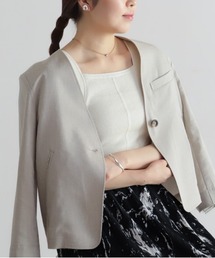 NOMBRE IMPAIR|ノンブルアンペールのノーカラージャケット通販 - ZOZOTOWN NOMBRE IMPAIR|ノンブルアンペールのノーカラージャケット通販 - ZOZOTOWN