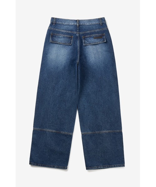 InstantFunk(インスタントファンク)の「【INSTANTFUNK】ライン デニムパンツ(デニムパンツ・レディース・ブルー・LARGE/X-LARGE)」の2枚目の写真