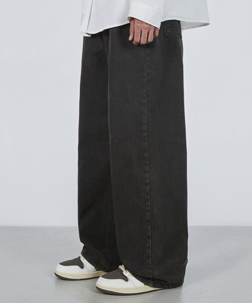 GLW(ジーエルダブリュ)の「イージーワイドピグダインパンツチャコール(その他パンツ・レディース・その他・X-SMALL/MEDIUM/SMALL/X-LARGE/LARGE)」の1枚目の写真
