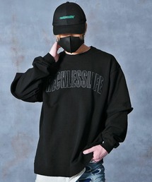 DIVINER | Worn out Sweatshirt(ブラック/ブラック)(Tシャツ/カットソー)