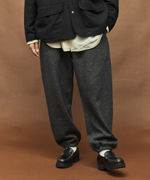 FREAK'S STORE | リラックスフィット ウォッシャブル ウール コットン スウェットパンツ(スウェットパンツ)