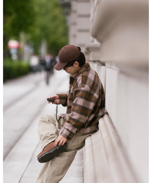 CIASU(シアス)の「レトロチェックシャツブルゾン(ニット/セーター・メンズ・ブラック/ブラウン・LARGE/MEDIUM)」の6枚目の写真