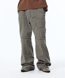 PHOS333（フォースサンサンサン）の「【UNISEX】PHOS333／ダブルポケットパンツ（デニムパンツ）」