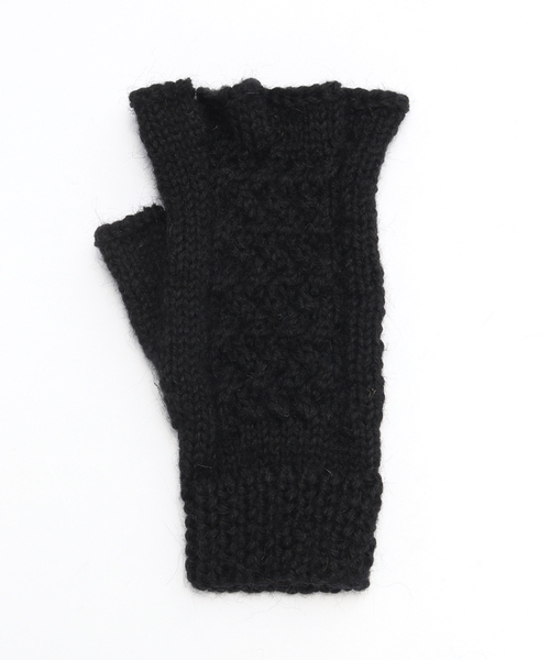 Black Sheep(ブラックシープ)の「【BLACK SHEEP / ブラックシープ】 HandKnit Cable Glove(手袋・メンズ・イエロー/ブラウン/ブラック/チャコールグレー/ブルー・FREE)」の9枚目の写真