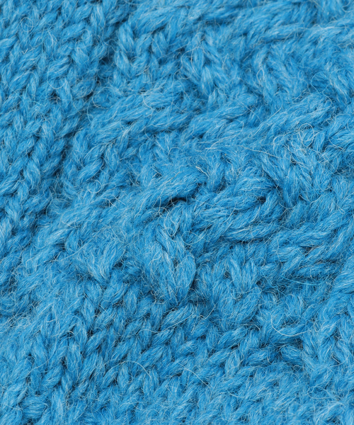 Black Sheep(ブラックシープ)の「【BLACK SHEEP / ブラックシープ】 HandKnit Cable Glove(手袋・メンズ・イエロー/ブラウン/ブラック/チャコールグレー/ブルー・FREE)」の16枚目の写真