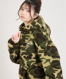 shrita（シュリータ）の「総柄ボアブルゾン（ブルゾン）」