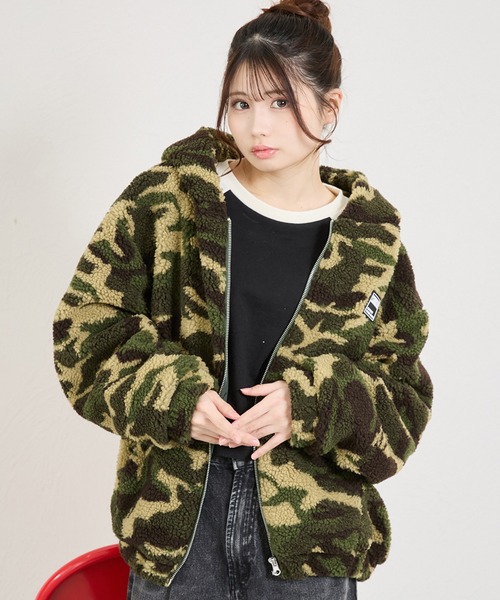 shrita(シュリータ)の「総柄ボアブルゾン(ブルゾン・キッズ・グリーン系その他/ブラウン系その他・FREE)」の16枚目の写真