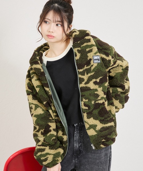 shrita(シュリータ)の「総柄ボアブルゾン(ブルゾン・キッズ・グリーン系その他/ブラウン系その他・FREE)」の17枚目の写真