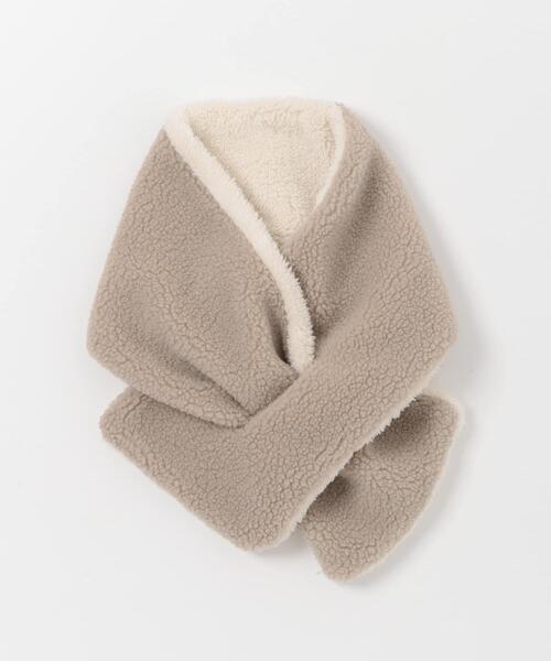 URBAN RESEARCH DOORS(アーバンリサーチドアーズ)の「ボアリバーシブルマフラー(KIDS)(その他・キッズ・グレー系その他/ブルー/パープル・ONE)」の14枚目の写真