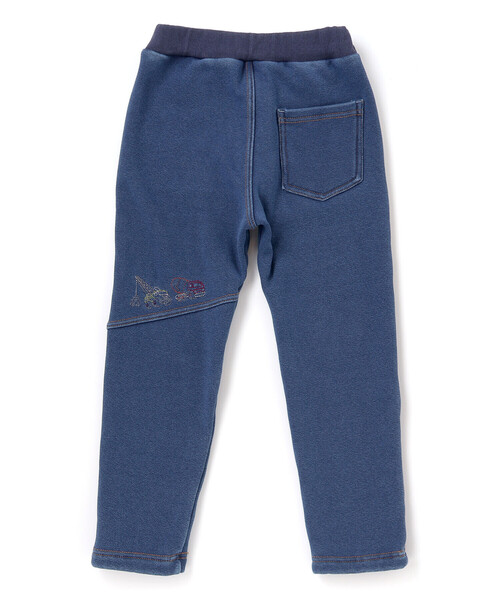 SLAP SLIP(スラップスリップ)の「グングンのぼるよはたらくくるま刺しゅうロングパンツ(80~130cm)(デニムパンツ・キッズ・ネイビー/ブルー・90cm/80cm/100cm/130cm/110cm/120cm)」の17枚目の写真