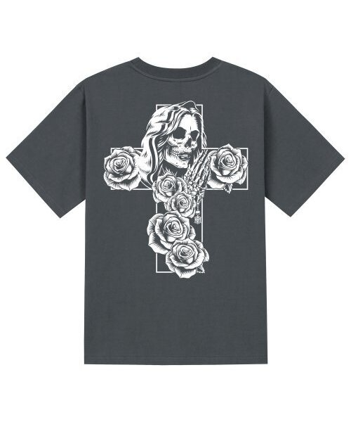 KAN6312(カン6312)の「KTG0134 エモン 半袖Tシャツ - グレー(Tシャツ/カットソー・メンズ・その他・LARGE/MEDIUM/SMALL/X-LARGE)」の1枚目の写真