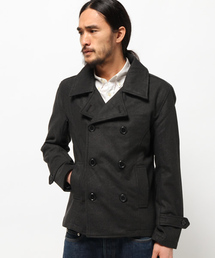VIBGYOR Select/ ウールブレンド メルトンショートピーコート