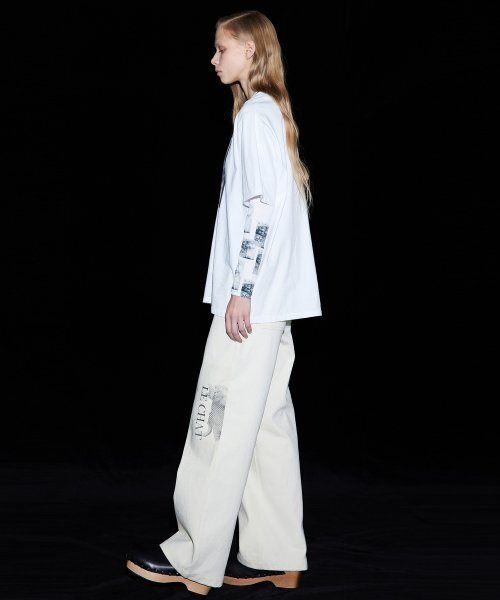WNDERKAMMER(ブンダーカンマー)の「ワッフルストレートパンツ_アイボリー(その他パンツ・レディース・その他・MEDIUM/SMALL/X-SMALL)」の7枚目の写真