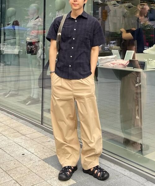 COSTUME O’CLOCK(コスチュームオクロック)の「コットンライクバルーンワンタックスラックス 6 COLOR COOSPT245(スラックス・メンズ・ブラック/ブラウン/グレイッシュベージュ/チャコール/ベージュ/ライトグレー・26/28/30/32/34)」の22枚目の写真