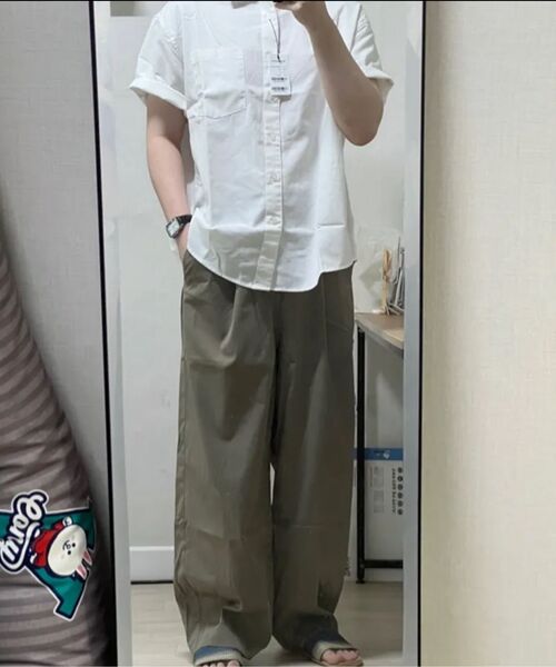 COSTUME O’CLOCK(コスチュームオクロック)の「コットンライクバルーンワンタックスラックス 6 COLOR COOSPT245(スラックス・メンズ・ブラック/ブラウン/グレイッシュベージュ/チャコール/ベージュ/ライトグレー・26/28/30/32/34)」の19枚目の写真
