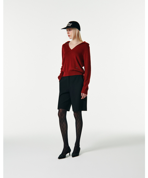 CURRENT（カレント）の「SPRING BERMUDA SHORTS [BLACK]（その他パンツ・レディース・その他・SMALL/MEDIUM/LARGE）」の2枚目の写真