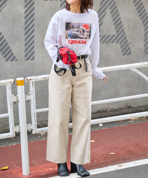 OUTDOOR PRODUCTS（アウトドアプロダクツ）の「GREMLINSexSCREENSTARSスウェット（Tシャツ/カットソー・レディース・グレー系その他/チャコールグレー・MEDIUM/SMALL）」の3枚目の写真