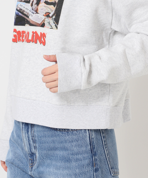 OUTDOOR PRODUCTS（アウトドアプロダクツ）の「GREMLINSexSCREENSTARSスウェット（Tシャツ/カットソー・レディース・グレー系その他/チャコールグレー・MEDIUM/SMALL）」の9枚目の写真