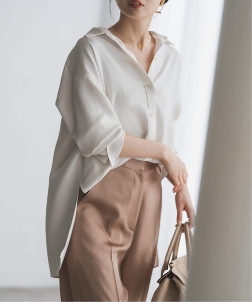 追加》シーズンカラープレーンシャツ（シャツ/ブラウス）｜NOBLE