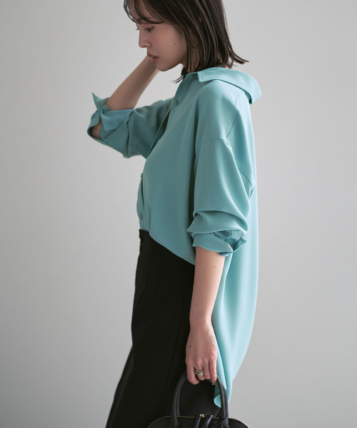 追加》シーズンカラープレーンシャツ（シャツ/ブラウス）｜NOBLE