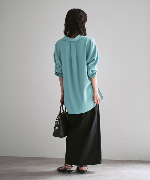 追加》シーズンカラープレーンシャツ（シャツ/ブラウス）｜NOBLE