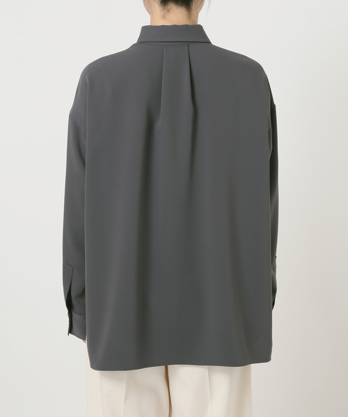 Noble（ノーブル）の「《追加》シーズンカラープレーンシャツ（シャツ/ブラウス・レディース・グリーン/チャコールグレー/ホワイト・FREE）」の13枚目の写真