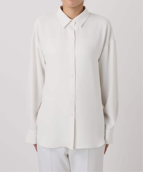 Noble（ノーブル）の「《追加》シーズンカラープレーンシャツ（シャツ/ブラウス・レディース・グリーン/チャコールグレー/ホワイト・FREE）」の20枚目の写真