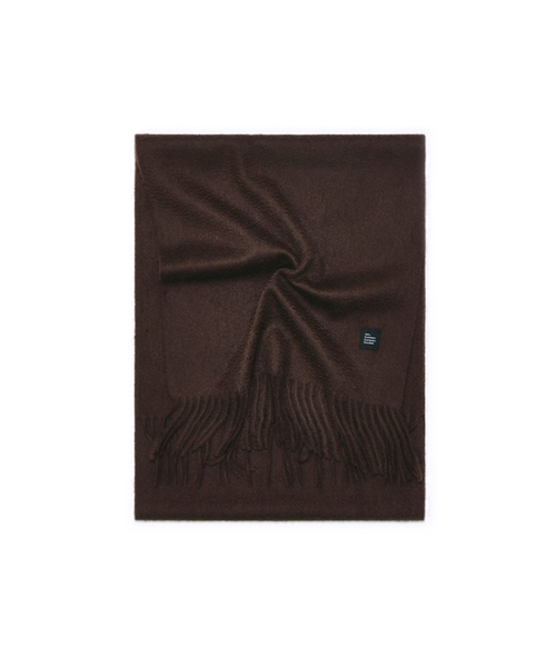 Classic 100% Cashmere Muffler Brown