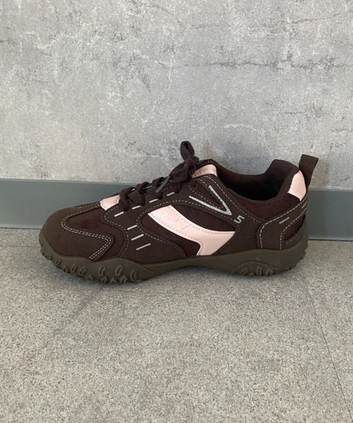 SHEPP（シープ）の「バイカラーシューレース チャンキーソール ダッドスニーカー（スニーカー・レディース・ベージュ/キャメル/ブラウン/イエロー・M/L）」の7枚目の写真