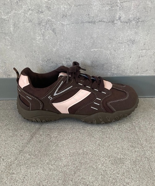 SHEPP（シープ）の「バイカラーシューレース チャンキーソール ダッドスニーカー（スニーカー・レディース・ベージュ/キャメル/ブラウン/イエロー・M/L）」の8枚目の写真