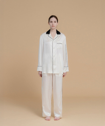 2DREAMERS（2ドリーマーズ）の「Ivory Whisper Silk Pajamas &amp; Pouch（ルームウェア/パジャマ・メンズ）」