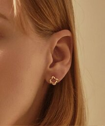 CHARMY（チャミ）の「18K,シルバー925クローバーイヤリング（ピアス（両耳用））」