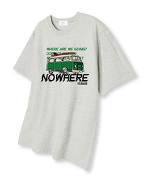 ウェールウィゴーイング オーバーサイズ 半袖Tシャツ オートミール