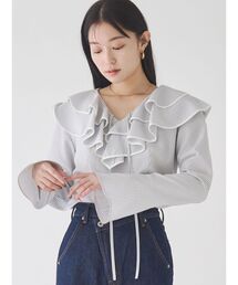 LAGUNAMOON | ラッフルパイピングブラウス(シャツ/ブラウス)