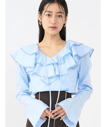 LAGUNAMOON | ラッフルパイピングブラウス(シャツ/ブラウス)