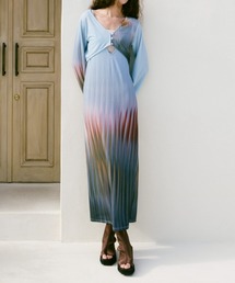 sahara（サハラ）の「Art Line Print 2piece Dress/アートラインプリント２ピースドレス（ワンピース）」