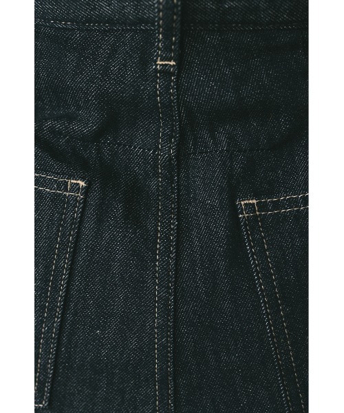 STYLEMIXER(スタイルミキサー)の「ロールアップタックデニム(デニムパンツ・レディース・インディゴブルー/ブラック・SMALL/MEDIUM/LARGE)」の19枚目の写真