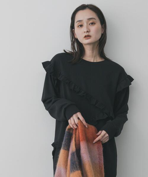 SENSE OF PLACE by URBAN RESEARCH（センスオブプレイスバイアーバンリサーチ）の「フリルカットワンピース（ワンピース・レディース・ブラック/グレー/ベージュ・ONE/S）」の19枚目の写真