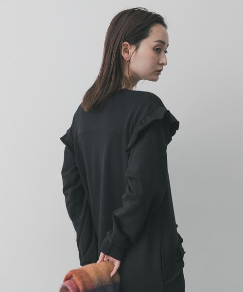 SENSE OF PLACE by URBAN RESEARCH（センスオブプレイスバイアーバンリサーチ）の「フリルカットワンピース（ワンピース・レディース・ブラック/グレー/ベージュ・ONE/S）」の20枚目の写真